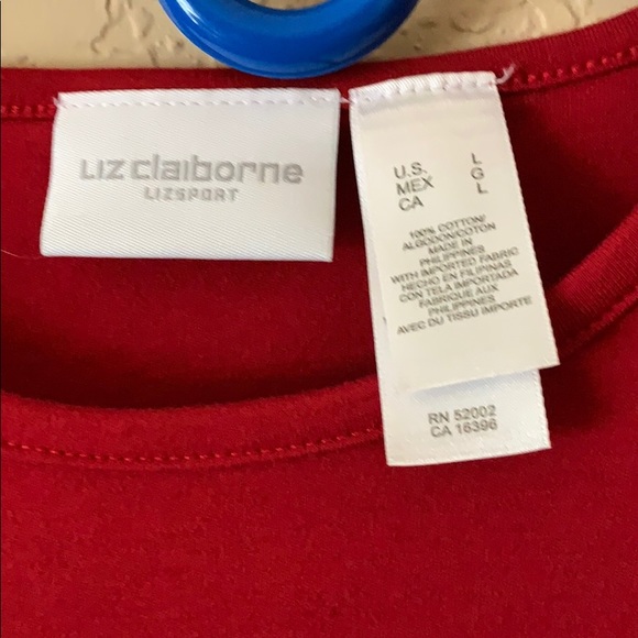 Liz Claiborne Christmas Tee - Picture 3 of 5